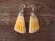 Santo Domingo Sterling Silver Spiny Oyster Shell Dangle Earrings - Calabaza