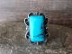 Navajo Indian Jewelry Nickel Silver Turquoise Ring Size 8.5 - J. Cleveland