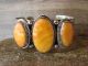 Navajo Indian Orange Shell Bracelet by Jackie Cleveland