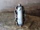Navajo Indian Jewelry Nickel Silver Howlite Ring Size 8.5 - J. Cleveland