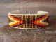 Navajo Indian Hand Beaded Cuff Bracelet by Jackie Cleveland