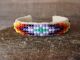 Small Navajo Indian Hand Beaded Baby Cuff Bracelet by Jackie Cleveland