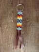 Navajo Indian Hand Beaded Key Chain - J. Cleveland