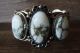 Navajo Indian Nickel Silver Howlite Bracelet by Jackie Cleveland!