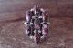 Navajo Indian Jewelry Sterling Silver Purple Spiny Oyster Ring Size 8 - Begay