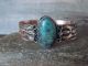 Navajo Indian Copper & Turquoise Cuff Bracelet by Cleveland