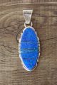 Navajo Indian Sterling Silver Opal Inlay Pendant by Steve Francisco