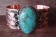 Navajo Indian Copper Turquoise Bracelet by Jackie Cleveland!