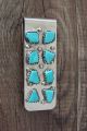 Zuni Indian Jewelry Turquoise Money Clip! Curt Cheama