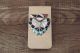 Zuni Indian Jewelry Inlay Eagle Money Clip - Booqua