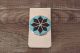 Zuni Indian Jewelry Inlay Money Clip - D. Chavez