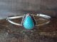 Navajo Indian Sterling Silver Turquoise Bracelet by Mariano