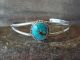 Navajo Indian Sterling Silver Turquoise Bracelet by Mariano