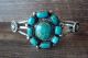 Navajo Sterling Silver Turquoise Cuff Bracelet! Begay