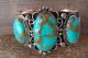 Navajo Indian Copper Turquoise Bracelet by Jackie Cleveland!