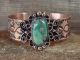 Navajo Indian Copper & Turquoise Bracelet by Jackie Cleveland