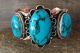 Navajo Indian Copper Turquoise Bracelet by Jackie Cleveland!