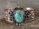 Navajo Indian Copper & Turquoise Bracelet by Jackie Cleveland