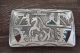 Navajo Indian Jewelry Sterling Silver Horse Chip Inlay Belt Buckle! Ray Begay