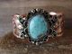 Navajo Indian Copper & Turquoise Bracelet by Jackie Cleveland