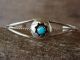 Navajo Indian Jewelry Sterling Silver Turquoise Shadow Box Bracelet by J.Largo