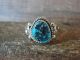 Navajo Indian Sterling Silver Turquoise Ring by Begay - Size 10