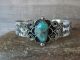 Navajo Indian Nickel Silver & Turquoise Bracelet by Cleveland