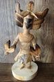 Native American Indian Handmade Crow Mother Dancer Kachina  Platero 