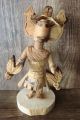 Native American Indian Handmade Fox Dancer Kachina  Platero 