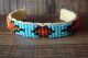 Navajo Indian Jewelry Hand Beaded Baby / Child's Bracelet by Jacklyn Cleveland