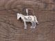 Navajo Indian Sterling Silver Horse Pendant Charm by Robert Gene