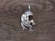 Navajo Indian Sterling Silver Kokopelli Pendant Charm by Robert Gene