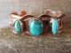 Native American Jewelry Copper Turquoise Bracelet by Bobby Cleveland