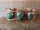 Native American Jewelry Copper Turquoise Bracelet by Bobby Cleveland