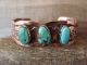 Native American Jewelry Copper Turquoise Bracelet by Bobby Cleveland