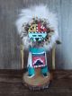 Navajo Indian Handmade Sunface Kachina Signed RY