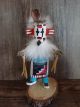 Navajo Indian Handmade Road Runner Kachina Signed RY