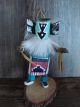 Navajo Indian Handmade Mother Crow Kachina Signed RY