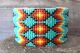 Navajo Indian Jewelry Hand Beaded Bracelet by Jacklyn Cleveland