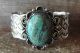 Navajo Indian Nickel Silver Turquoise Bracelet by Jackie Cleveland!