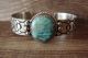 Navajo Indian Nickel Silver Turquoise Bracelet by Jackie Cleveland!