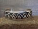 Navajo Indian Sterling Silver Cuff Bracelet Signed Singer