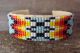 Navajo Indian Jewelry Hand Beaded Bracelet by Jackie Cleveland