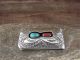 Navajo Indian Sterling Silver Turquoise & Coral Money Clip - Skeets