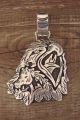 Navajo Jewelry Sterling Silver Screaming Eagle and  Horse Pendant Richard Singer!