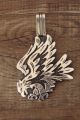 Navajo Jewelry Sterling Silver Eagle Pendant Richard Singer!