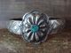 Navajo Indian Sterling Silver Stamped Bangle Bracelet by Tim Yazzie