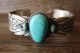 Navajo Indian Jewelry Sterling Silver Turquoise Bracelet Martha Cayatineto