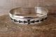 Navajo Indian Jewelry Sterling Silver Bracelet by T & R Singer