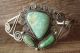 Navajo Indian Jewelry Sterling Silver Turquoise Bracelet - Signed